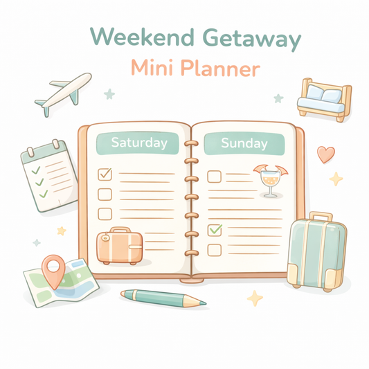 Weekend Getaway Mini Planner